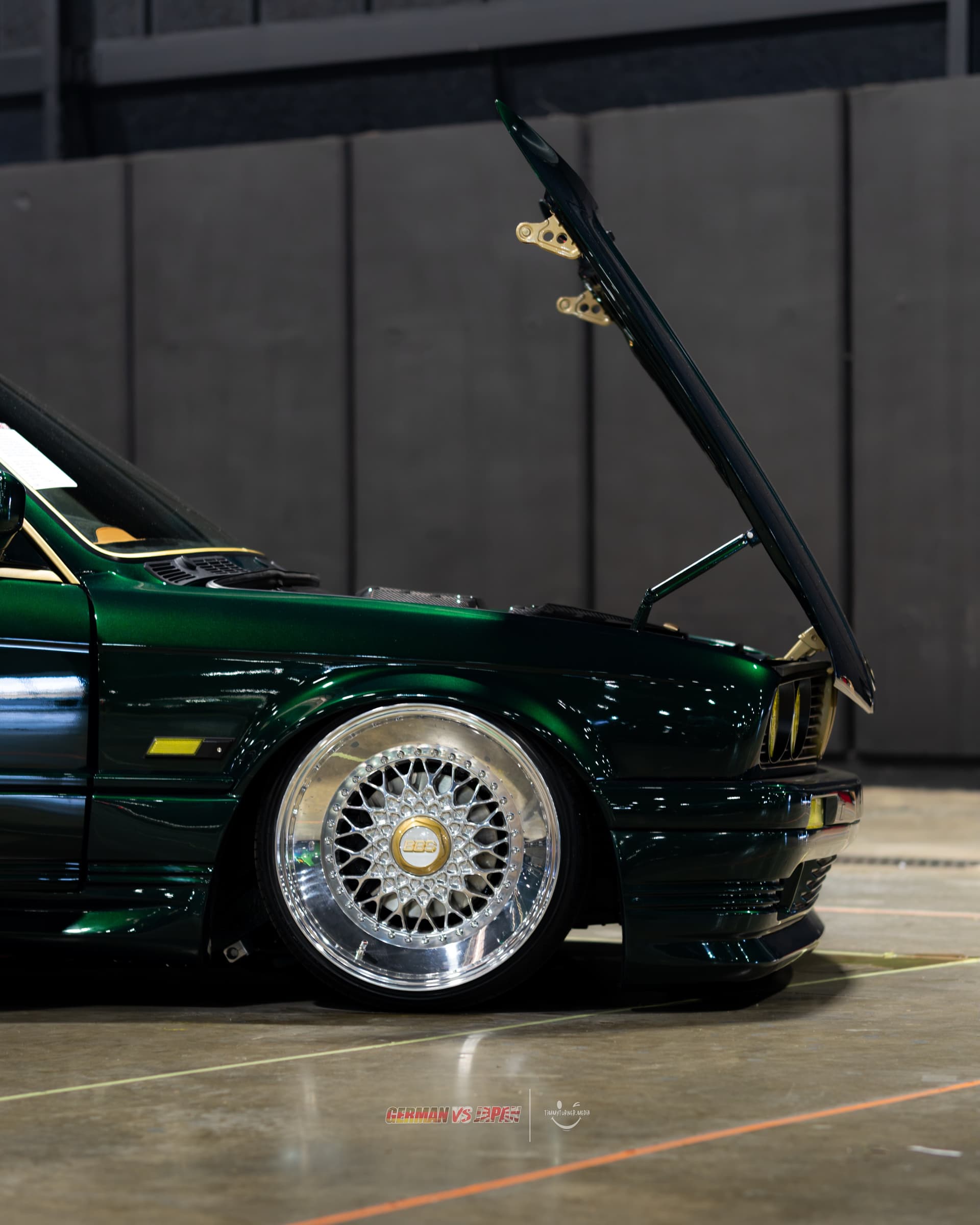 Side profile with the hood up