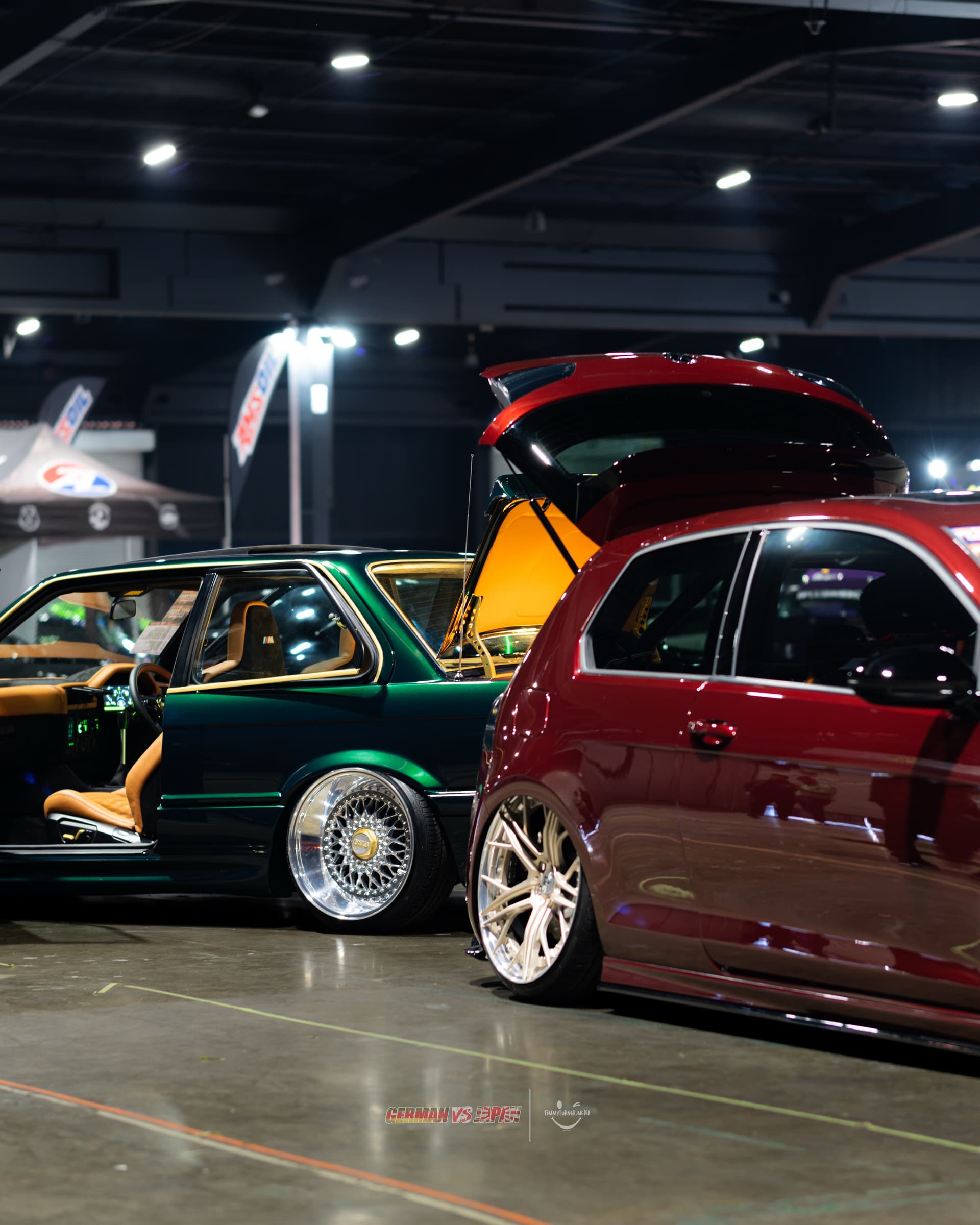 On the floor alongside the rest of the lineup