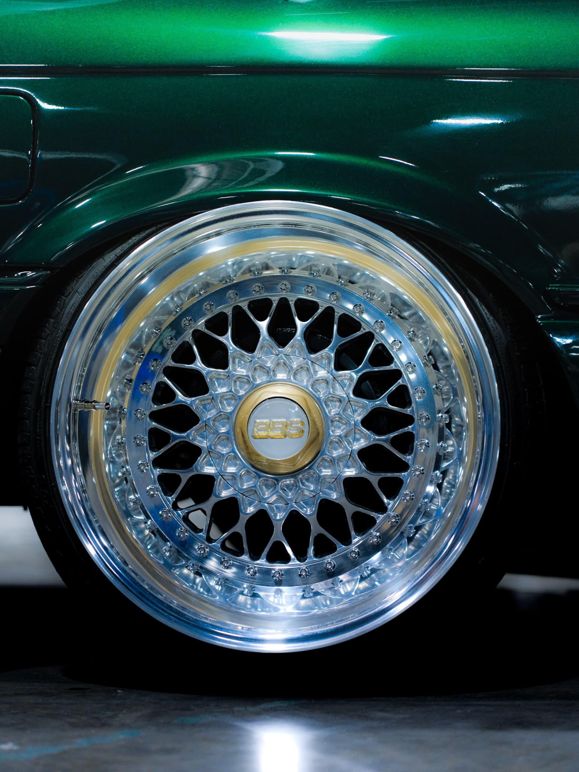 A second angle on the signature BBS wheels