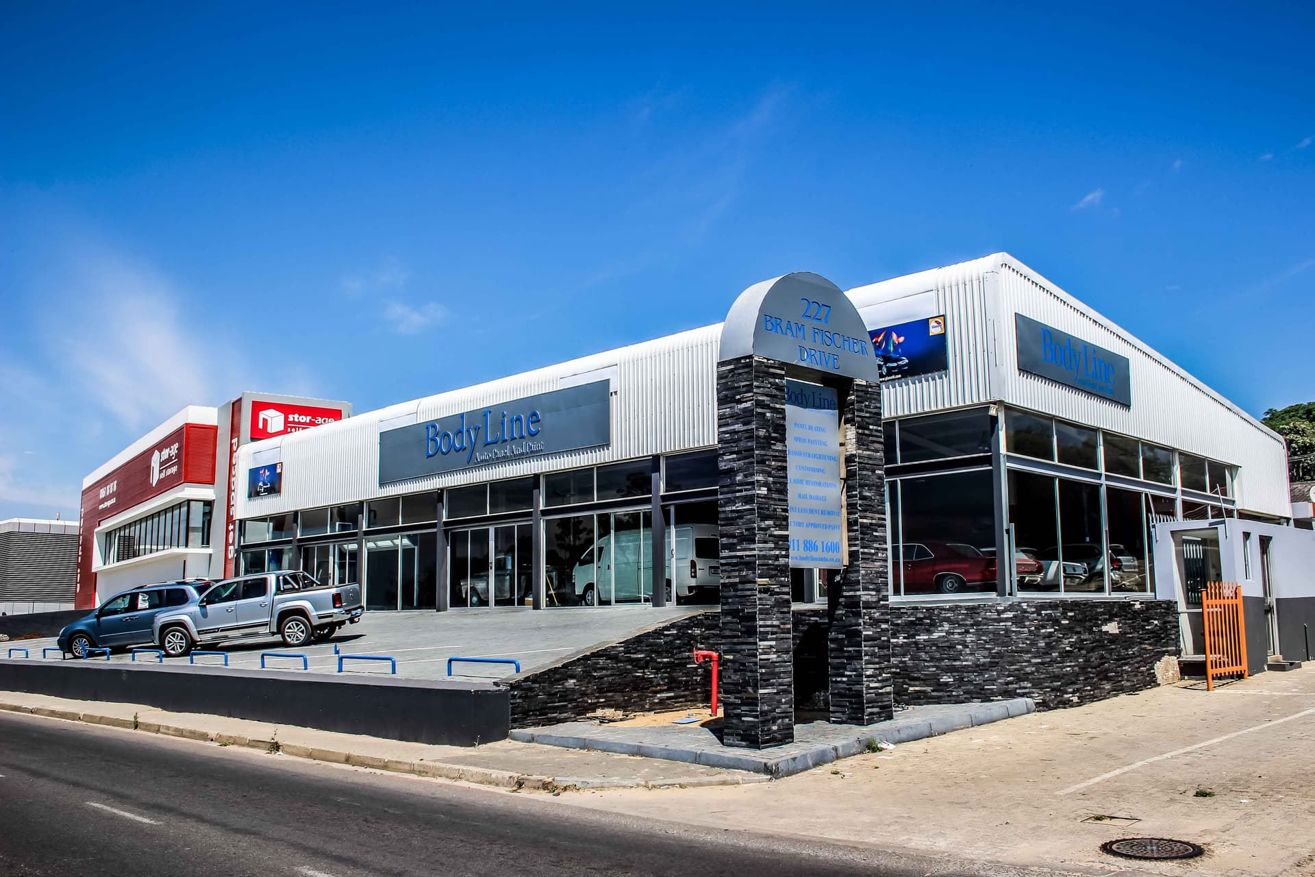 Our 4,000m² facility on Bram Fischer Drive, Randburg